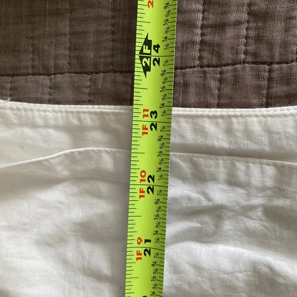 Boston Proper Pleated Cotton Eyelet Skirt w Bow NWT Size14 - Picture 9 of 12